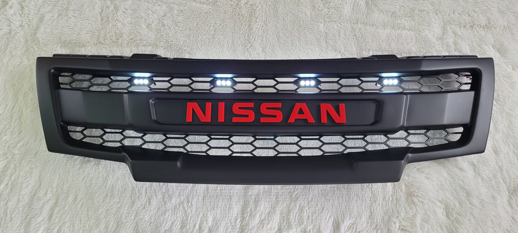 NISSAN FRONTIER 2009-2021 GRILL Red Nissan Version