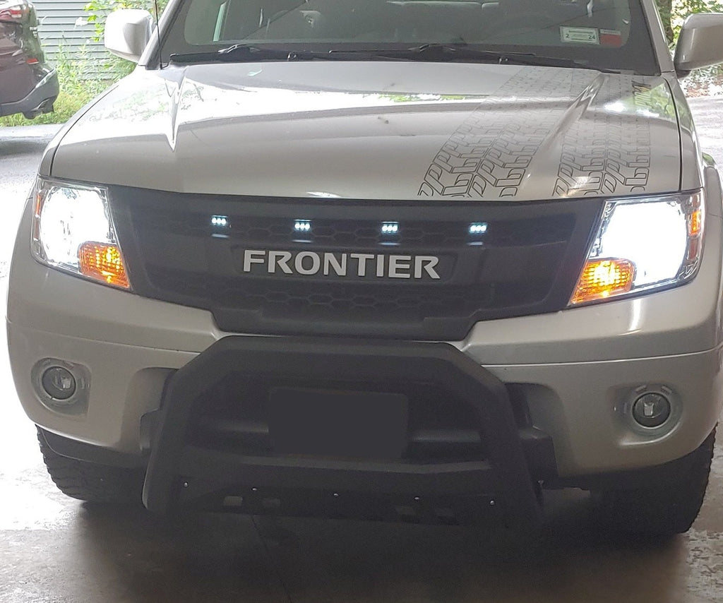 NISSAN FRONTIER 2009-2021 GRILL White  Frontier Version 2